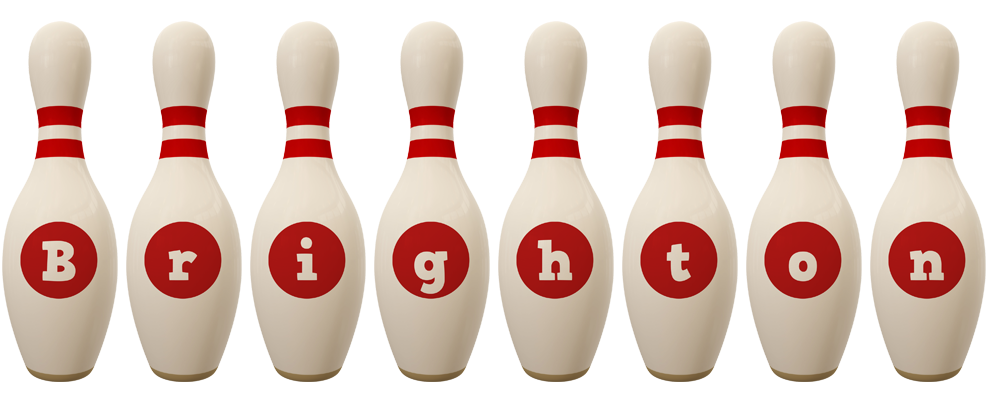 Brighton bowling-pin logo