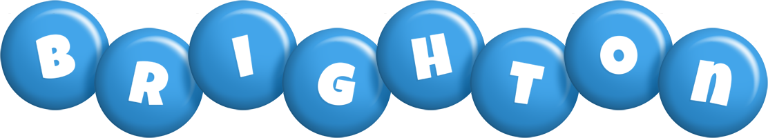 Brighton candy-blue logo