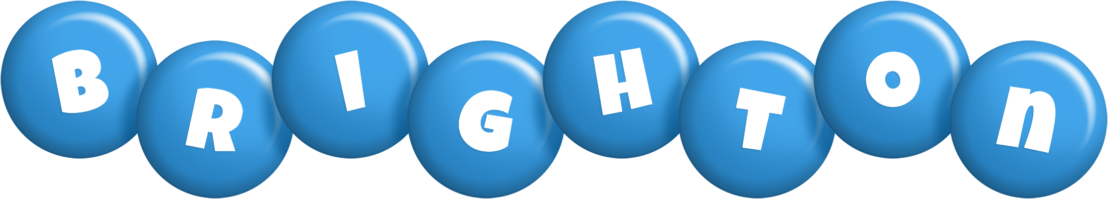 Brighton candy-blue logo