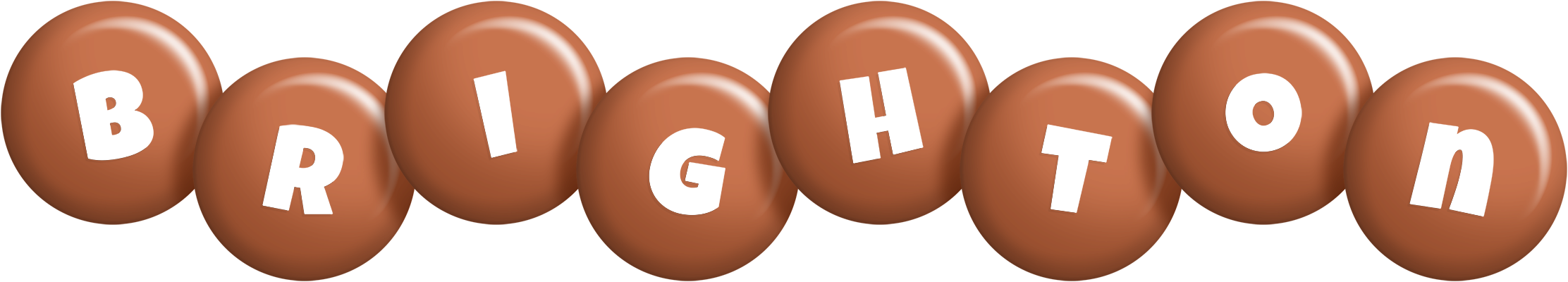 Brighton candy-brown logo