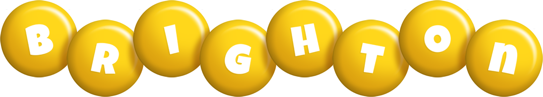 Brighton candy-yellow logo