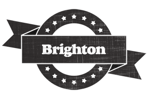 Brighton grunge logo