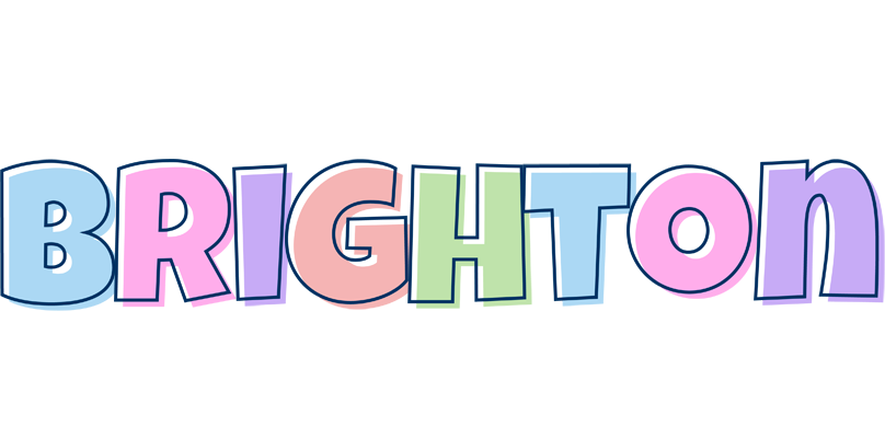 Brighton pastel logo