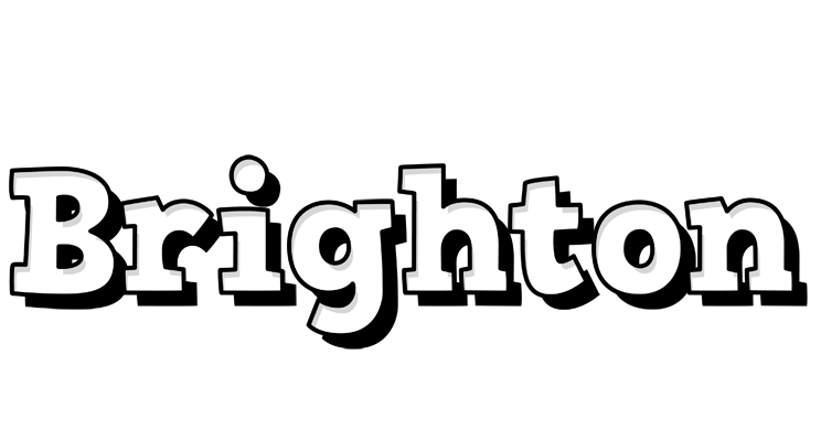 Brighton snowing logo