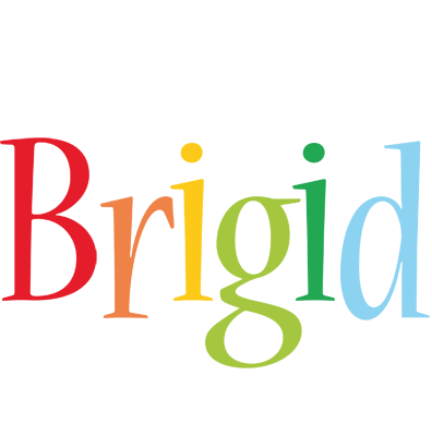 Brigid birthday logo