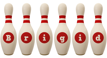 Brigid bowling-pin logo