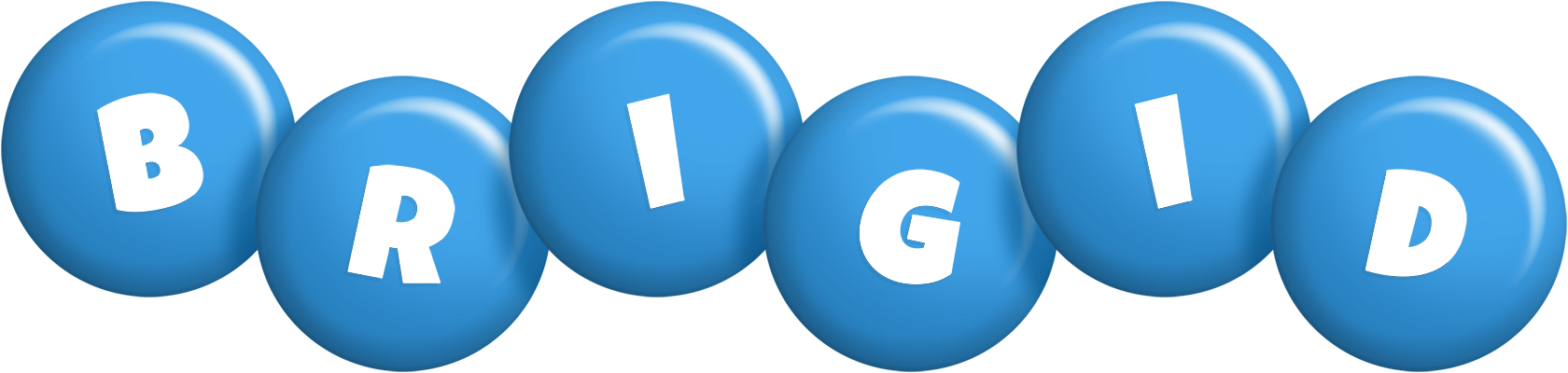 Brigid candy-blue logo
