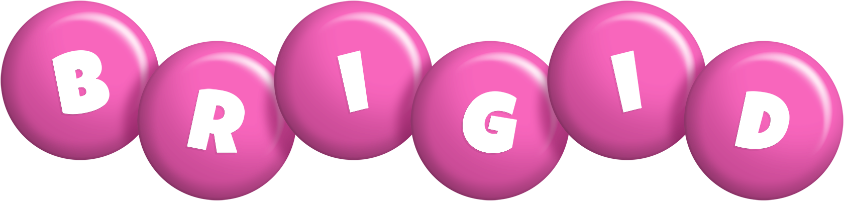 Brigid candy-pink logo