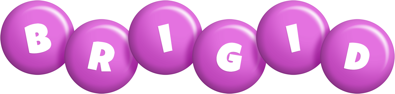 Brigid candy-purple logo