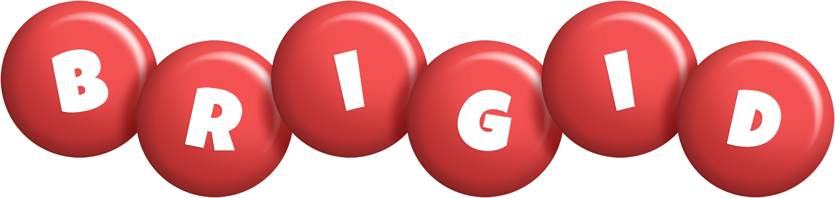 Brigid candy-red logo
