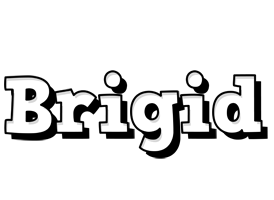 Brigid snowing logo