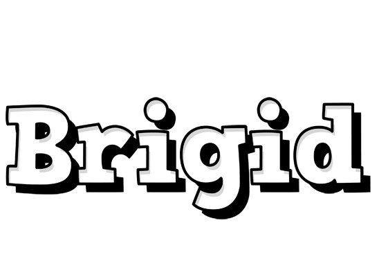 Brigid snowing logo