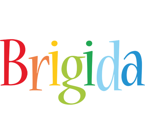 Brigida birthday logo