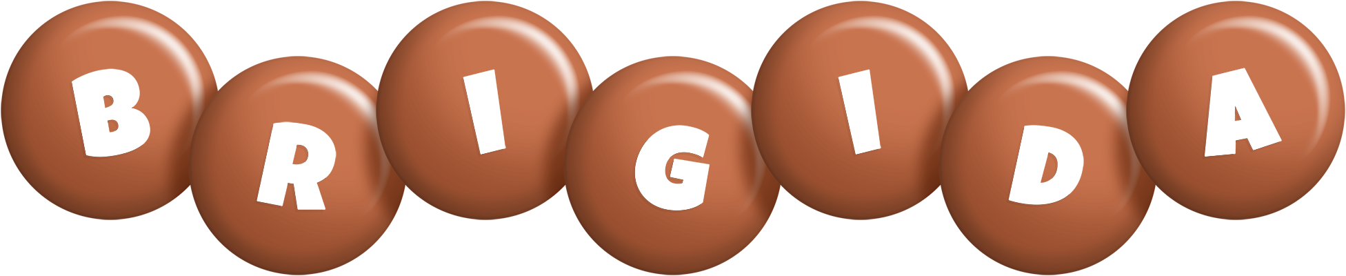 Brigida candy-brown logo