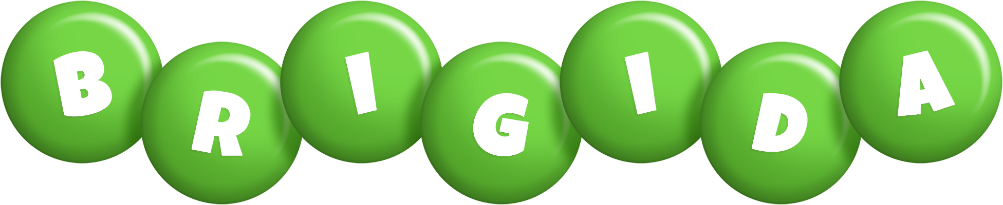 Brigida candy-green logo