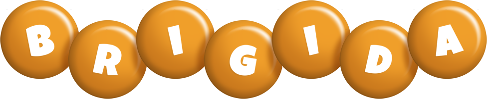 Brigida candy-orange logo