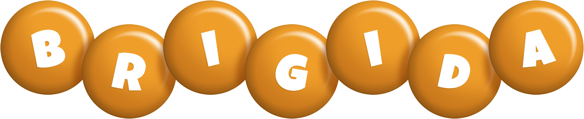 Brigida candy-orange logo