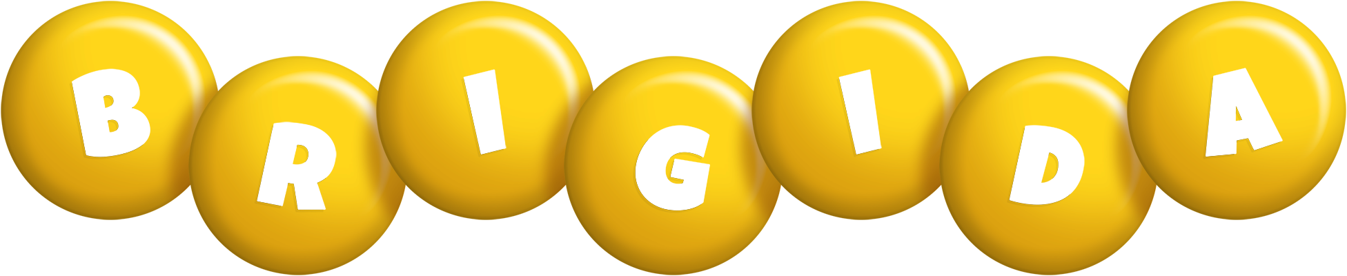 Brigida candy-yellow logo