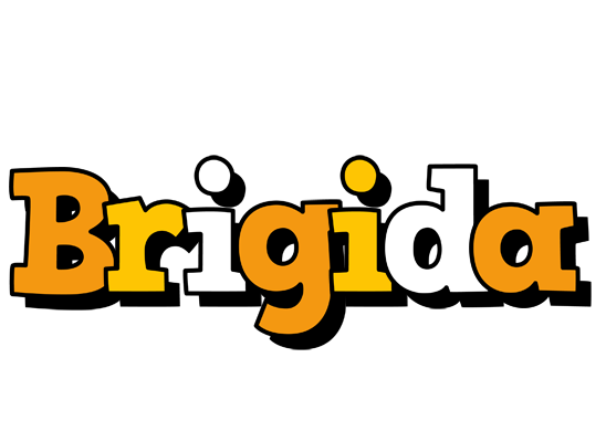 Brigida cartoon logo