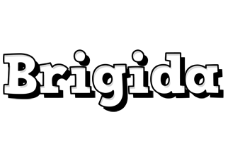 Brigida snowing logo