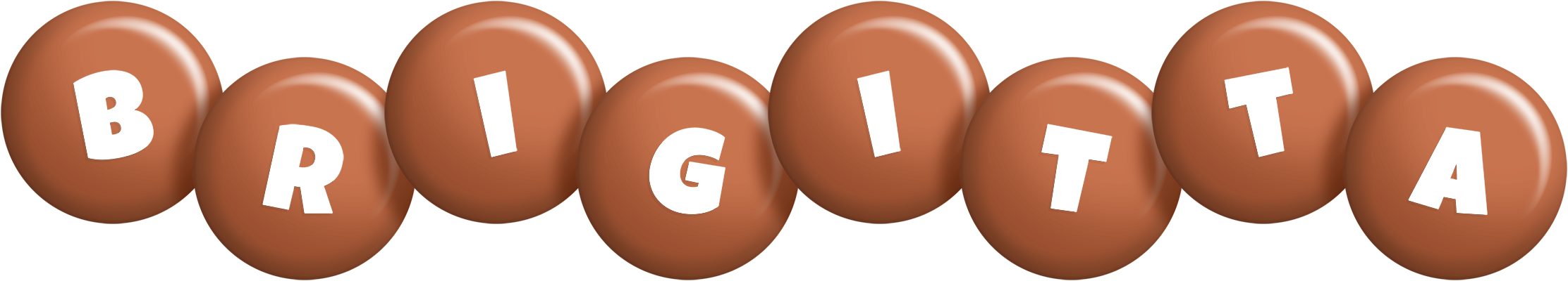 Brigitta candy-brown logo