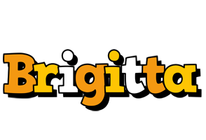 Brigitta cartoon logo