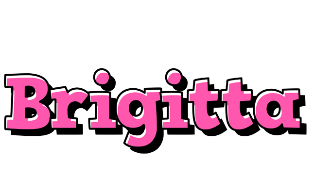 Brigitta girlish logo
