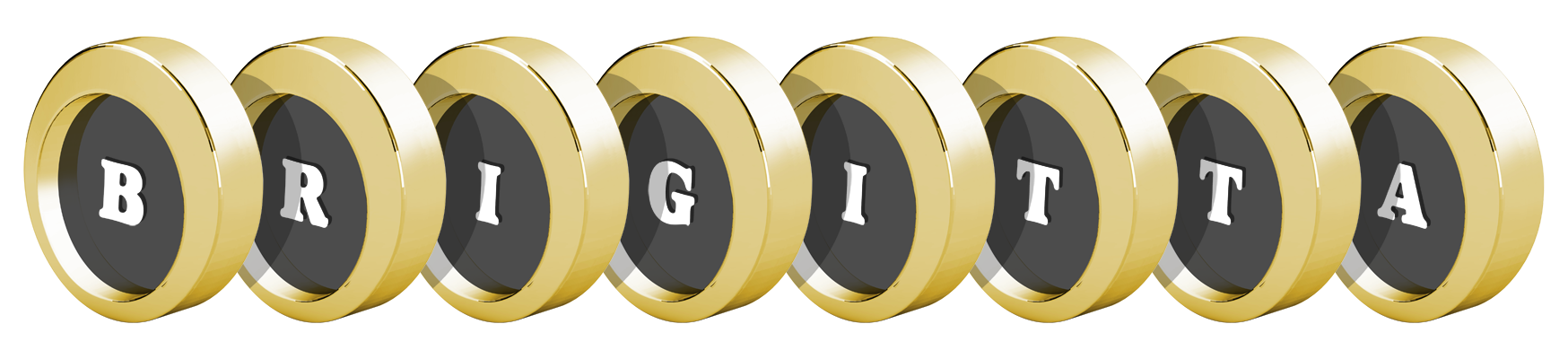 Brigitta gold logo