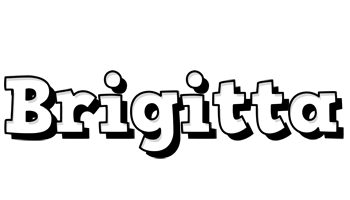 Brigitta snowing logo