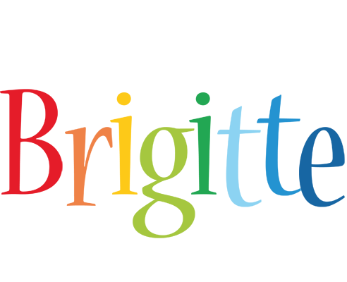 Brigitte birthday logo