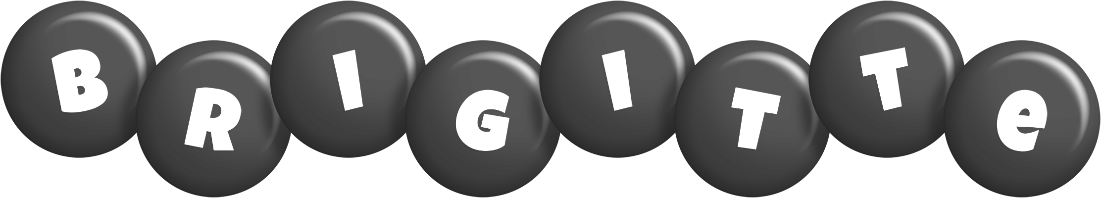 Brigitte candy-black logo
