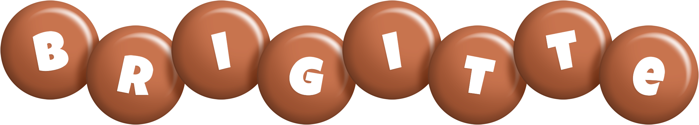 Brigitte candy-brown logo