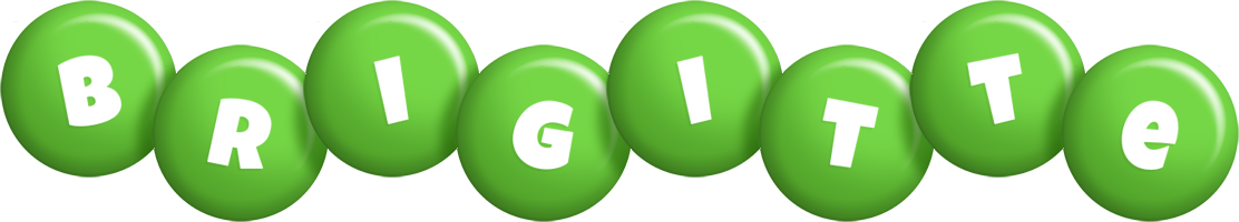 Brigitte candy-green logo