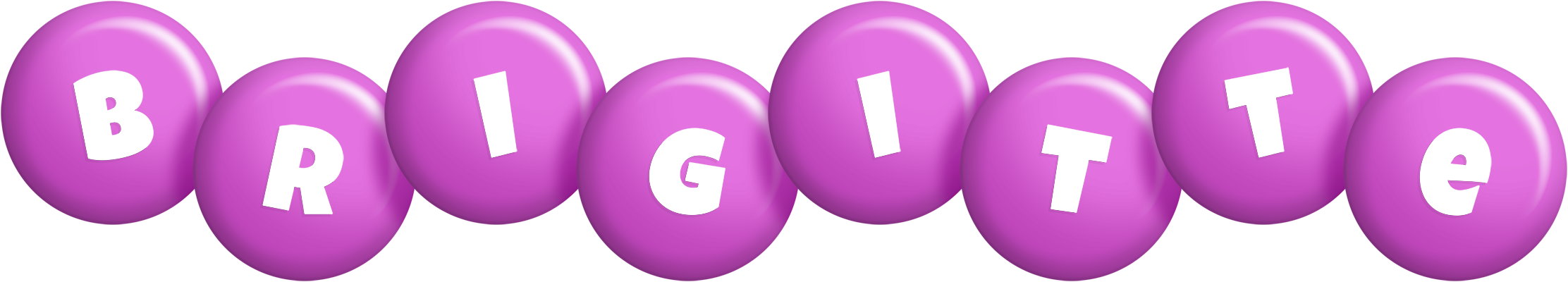 Brigitte candy-purple logo