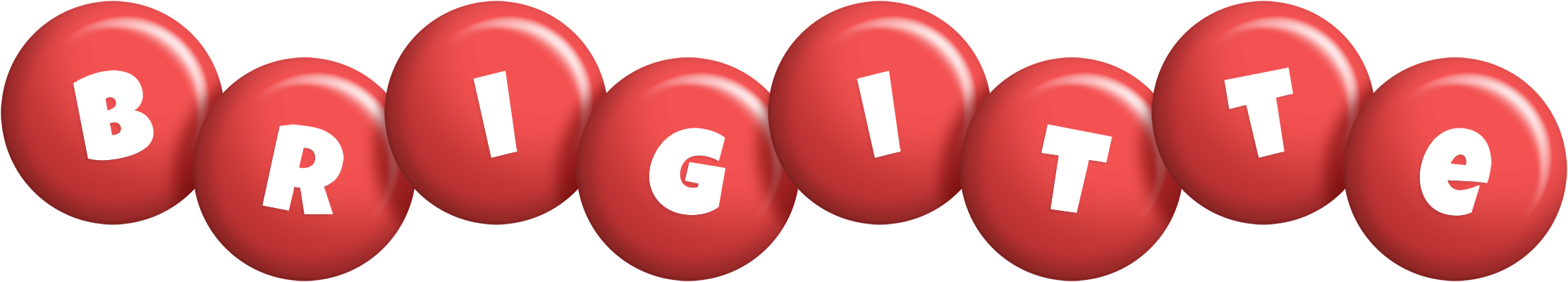Brigitte candy-red logo