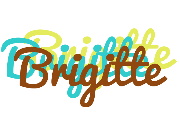 Brigitte cupcake logo