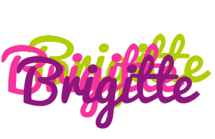 Brigitte flowers logo