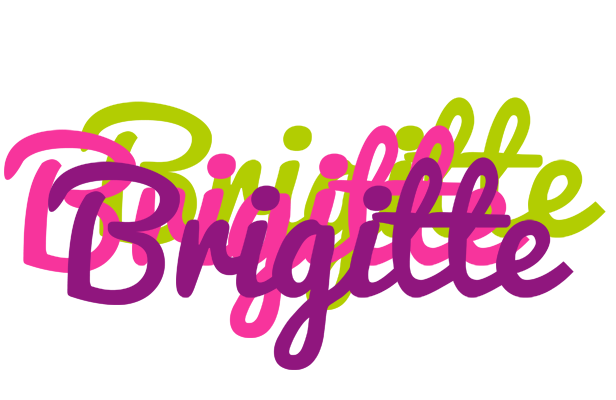 Brigitte flowers logo