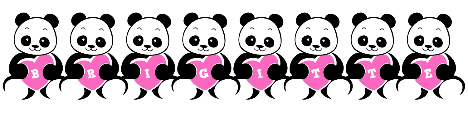 Brigitte love-panda logo
