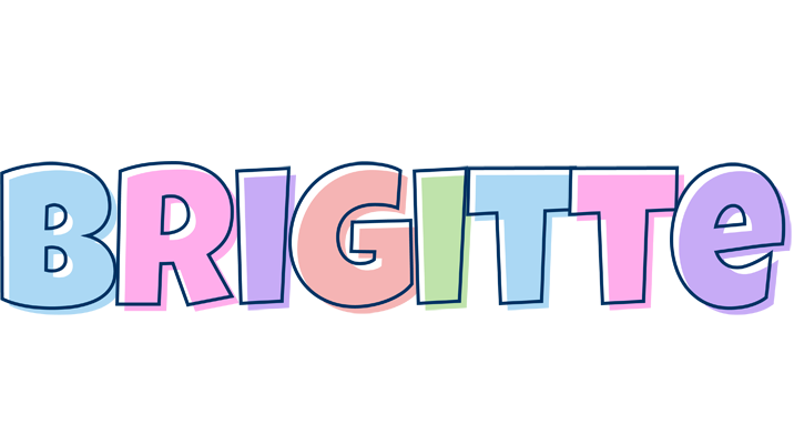 Brigitte pastel logo