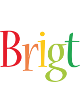 Brigt birthday logo