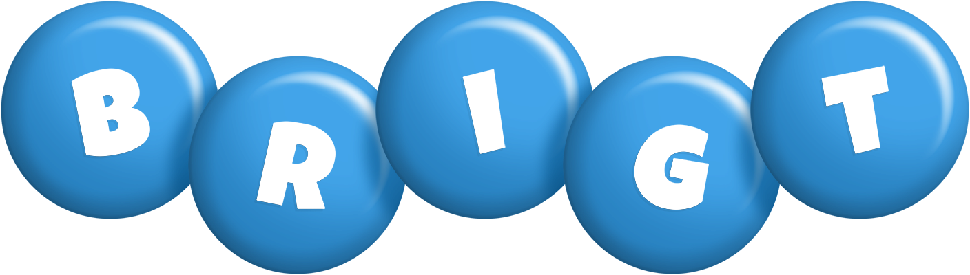 Brigt candy-blue logo