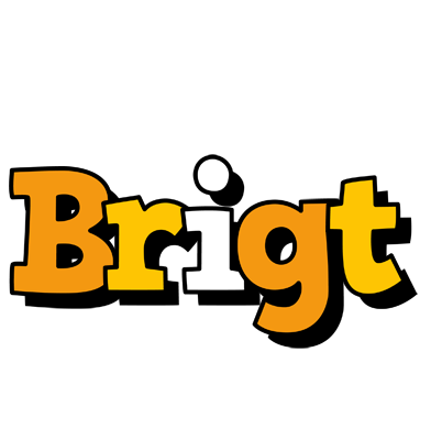 Brigt cartoon logo