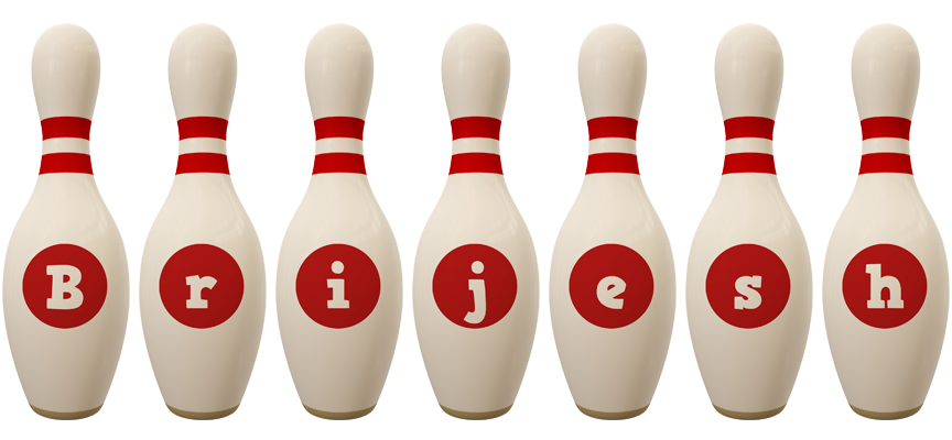 Brijesh bowling-pin logo