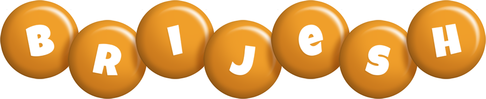 Brijesh candy-orange logo