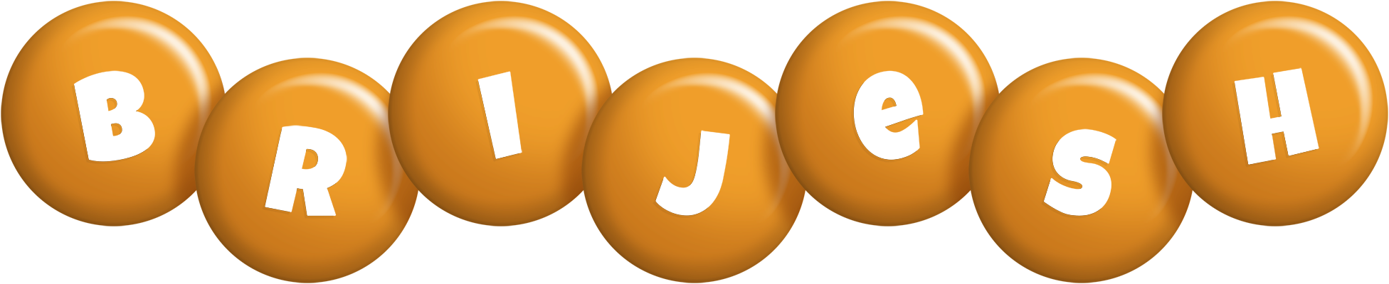 Brijesh candy-orange logo