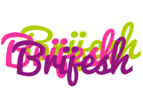 Brijesh flowers logo