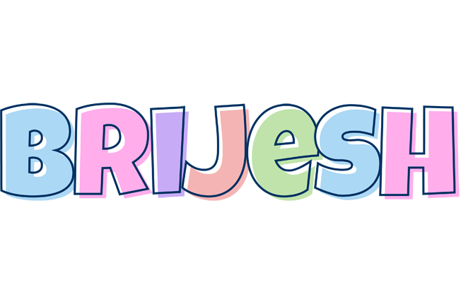 Brijesh pastel logo