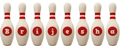 Brijesha bowling-pin logo