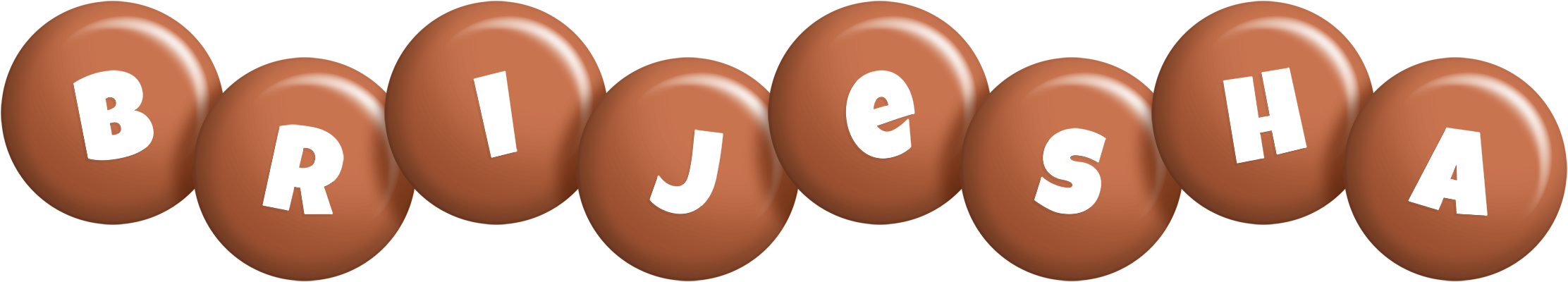 Brijesha candy-brown logo